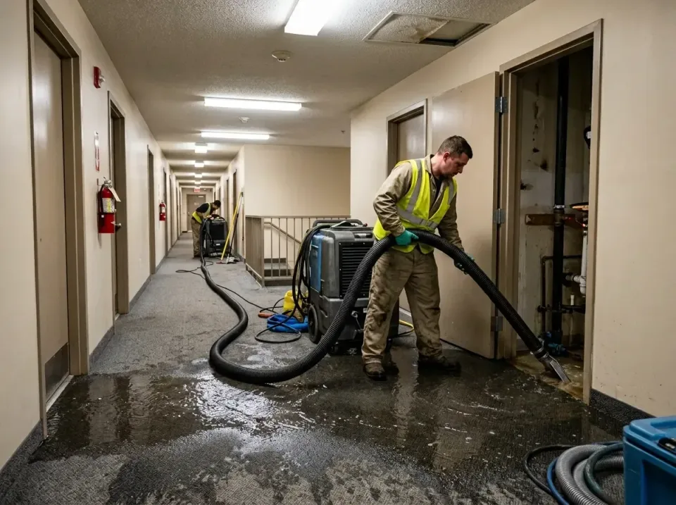 multi-unit-apartment-hallway-f-005 — frequently asked questions, Emergency Burst Pipe Water Extraction & Removal in Lisbon F…